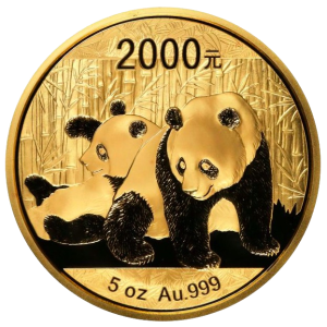 155,65 g, China panda Gold coin (2010)