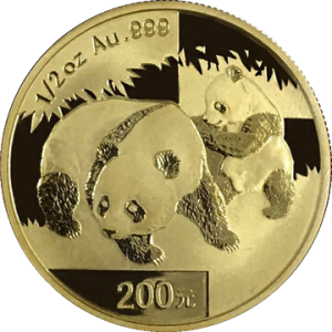 15,57 g,China Panda Gold Coin: NEW 2014