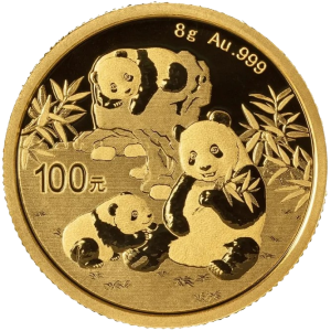 8 g, China Panda Gold Coin - 2019