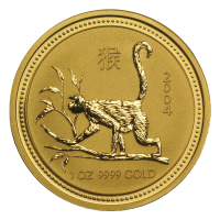Zlati Lunin koledar KOZA 1 OZ / Gold Lunar GOAT / Lunare Goldmünze ZIEGE