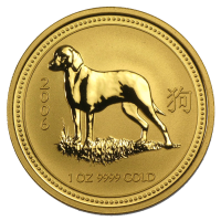 31,162 g, Australian Lunar Gold Coin - Year of the Dog 2006