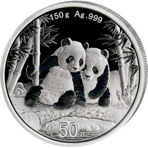 150 g Srebrni Kitajski panda 