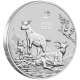 155,673 g, Srebrni Lunarni kalendar  - miš 2020. 