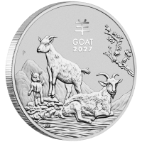155,673 g, Srebrni Lunarni kalendar  - miš 2020. 