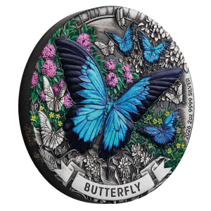 62,21 g, Butterfly Silver Coin