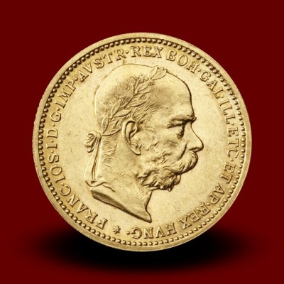 6,77 g, Zlati kovanec / 20 avstrijskih - madžarskih kron