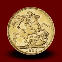 7,98 g, Zlati kovanec / 1 Pfd Victoria