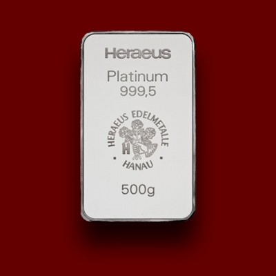 500 g, Poluga iz platine